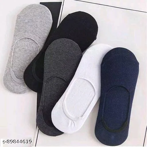 Invisible No-Show Socks (Unisex) – Pack of 5 Pairs